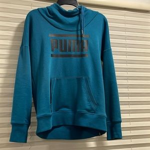 Gently used women puma hoodie size small